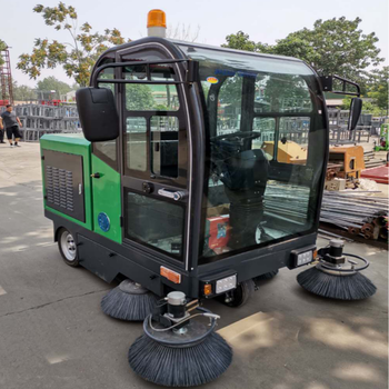 手推式掃地機，工廠車間小型掃地機，灰塵木屑機械清掃車掃地車