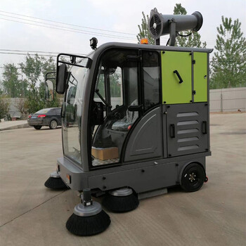 路面除塵清掃車,新型電動(dòng)環(huán)保掃地機(jī),座駕式掃地車廠家