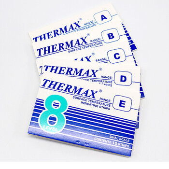 THERMAX8格测温纸英国TMC热敏试纸温度板温条温度标签37-260℃
