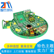 新型超级大蹦床乐园图片