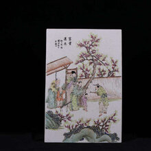清代瓷板画拍卖交易会上的黑马图片