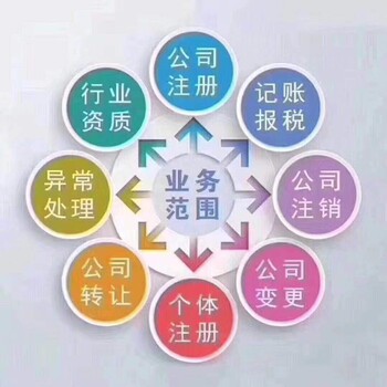 公司注册（变更、转让、注销）、商标专利、融资验资、财务审计、代理记账