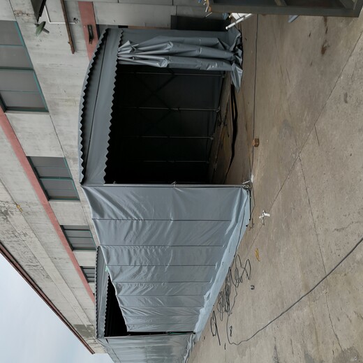 雨蓬定制电动雨棚推拉雨棚,舟山中恒达活动雨篷色泽光润