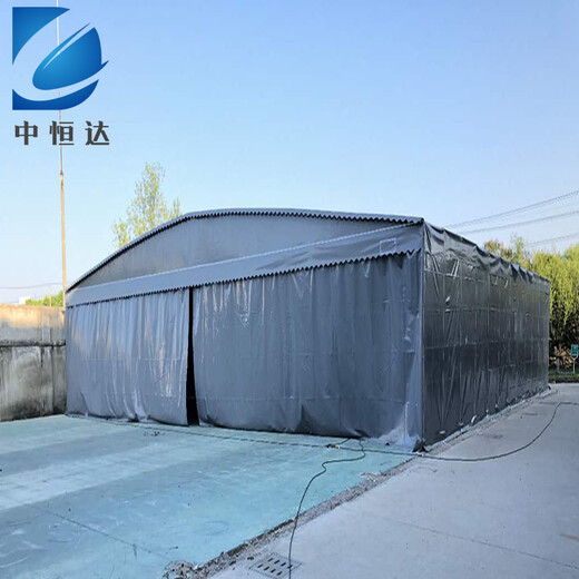 武汉市推拉雨棚设计,推拉电动雨棚