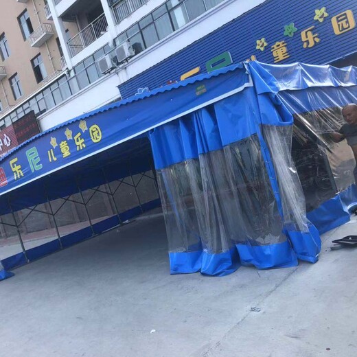 武汉市推拉雨棚尺寸,推拉电动雨棚