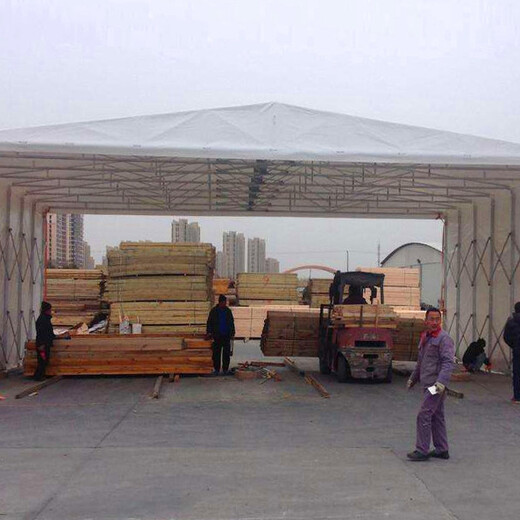 咸宁市钢结构活动雨篷,定制电动雨棚