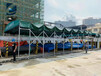 武汉活动雨棚篷定制推拉雨棚定制移动式车棚雨棚尺寸