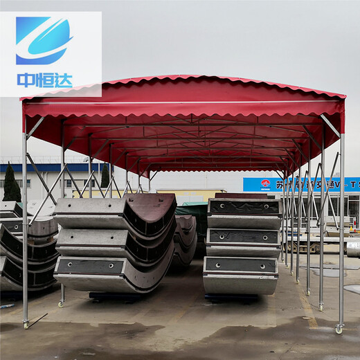 安阳帆布推拉雨棚可定制,推拉折叠雨棚