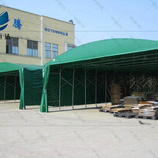洛阳钢结构定制雨棚尺寸,活动雨篷