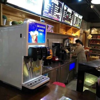 衡阳快餐店可乐机全自动汉堡店可乐糖浆总代