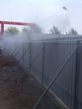 扬州沙场降尘喷雾厂家安装喷雾系统