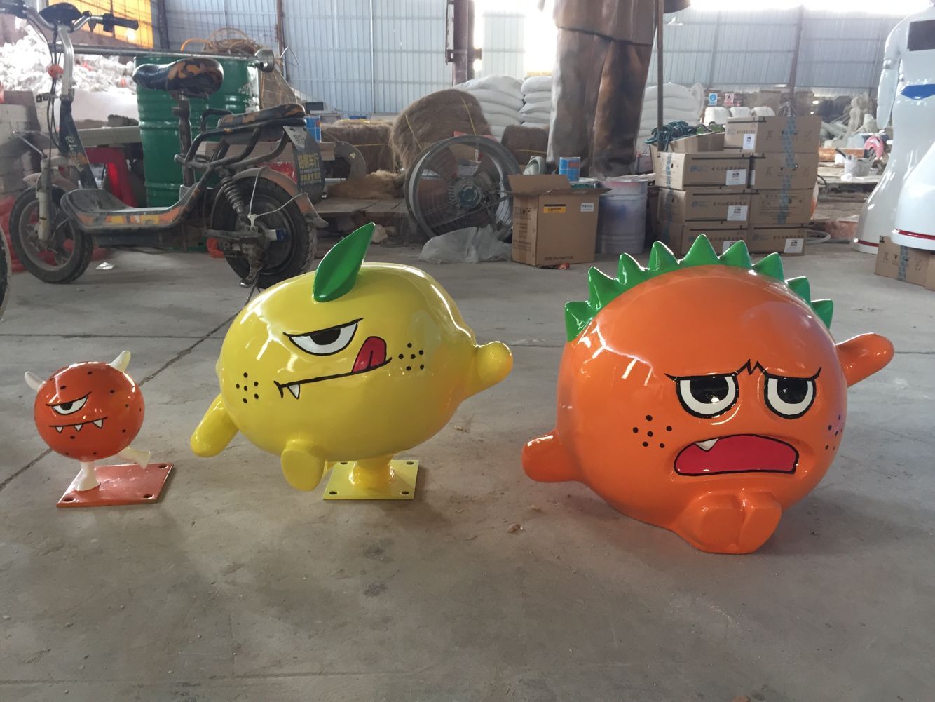 楼盘景观雕塑玻璃钢制作厂家