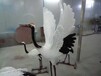 肇庆玻璃钢生产厂家定制玻璃钢动物丹顶鹤雕塑摆件