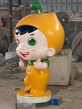 廣州玻璃鋼卡通公仔彩繪玻璃鋼雕塑玻璃鋼卡通雕塑擺件
