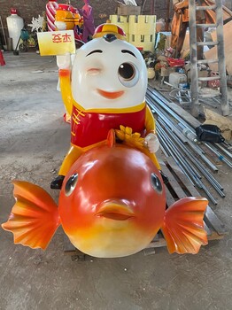 廣東玻璃鋼卡通雕塑廣場商業(yè)街吉祥物卡通裝飾