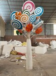 佛山玻璃钢定做棒棒糖雕塑幼儿园玻璃钢雕塑工艺品