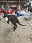 东莞玻璃钢雕塑厂家玻璃钢袋鼠雕塑造型动物园景观雕塑工艺品
