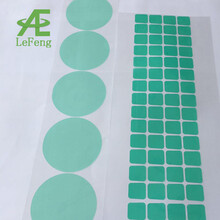 厂家供应绿色高温贴纸喷涂保护膜pet绿色胶带模切成型
