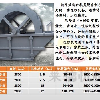 海棠全新洗沙机厂家洗沙机械