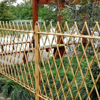 仿竹护栏定制济南仿竹护栏厂家优惠价格绿化公园竹节护栏
