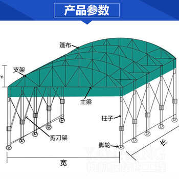 南寧定做廠棚伸縮停車棚夜宵篷戶外遮陽棚酒席棚