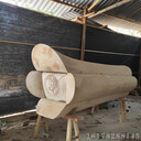 柳州柏木棺材2米土葬老人葬礼寿材实木寿方死人棺木