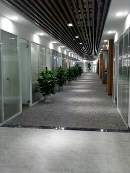 深圳制造办公室中空百叶玻璃隔墙款式新颖,办公百叶隔墙