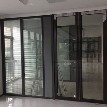 环保铝合金隔断办公室玻璃隔墙安全可靠,高隔墙