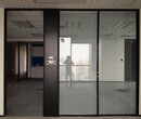 美隔双层玻璃隔断,承接办公室双层玻璃百叶隔断设计合理
