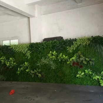 浙江绿色仿真植物墙定做价格绿植墙