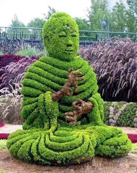 武汉仿真植物绿雕制作厂家