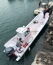 青岛海之润船艇FWB920钓鱼艇海钓船高速船玻璃钢运输艇