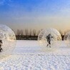 户外加厚耐寒雪地悠波球充气悠波球水上太空球新型四季游乐设备