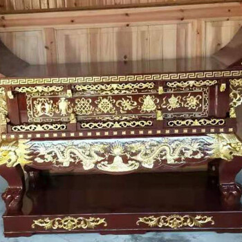 新化县订制木雕元宝桌款式新颖,案桌
