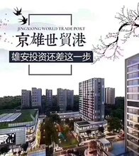 白沟楼盘京雄世贸港领秀城位置开盘价格图片