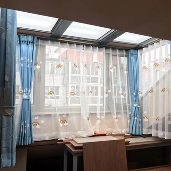 北京东方广场窗帘定做窗帘测量安装百叶窗