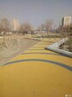 安庆彩色透水混凝土承接报价彩色透水地坪材料施工图片