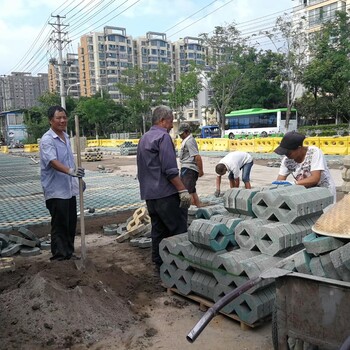 宿州生产生态8字植草砖售价厂家定做 草砖