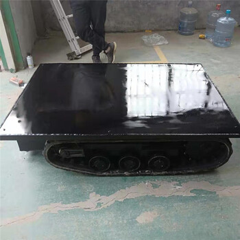 電動履帶底盤電動橡膠履帶底盤小型遙控履帶底盤