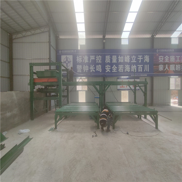西藏预制场自动化机械高速标段各种预制构件流水线生产