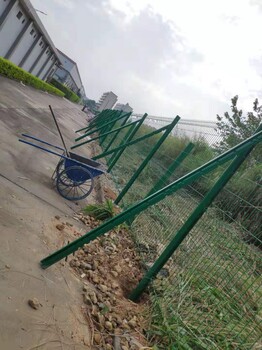 广东养殖场围栏，三道湾加强网护栏，桃型柱护栏，防控隔离网