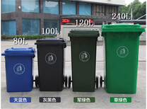 垃圾分类240升垃圾桶价格图片2