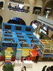 兒童娛樂設備超級蹦床黏黏樂出租360度充氣式球幕電影出租出售