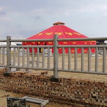 河南专业承接仿树皮护栏施工电话图片