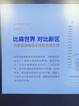 雄安周边楼盘京白世贸城售楼处五一