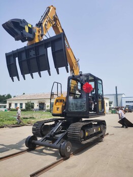 挖掘機(jī)鐵路工程設(shè)備改裝挖掘機(jī)枕木機(jī)改裝