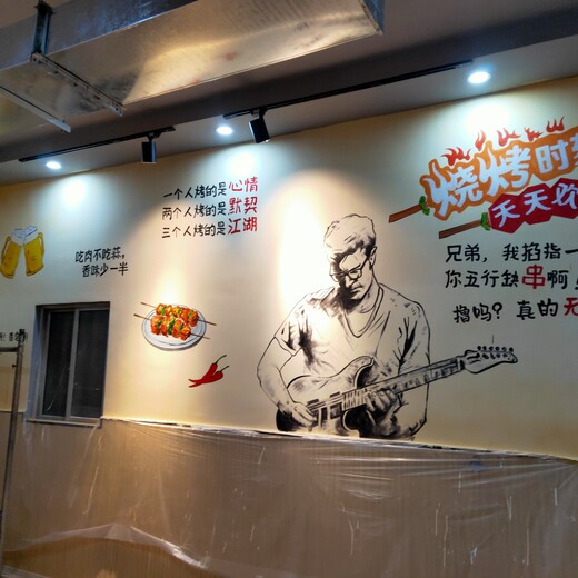 松江商铺墙绘公司