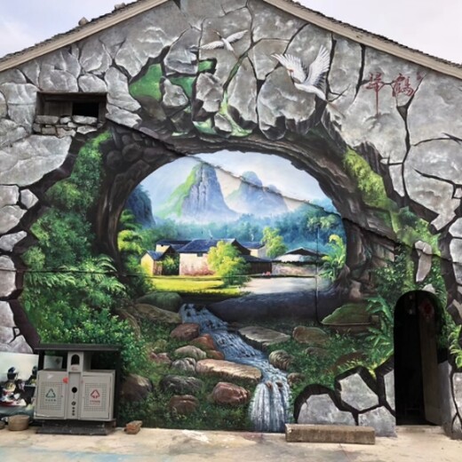 镇江乡村墙绘彩绘设计公司