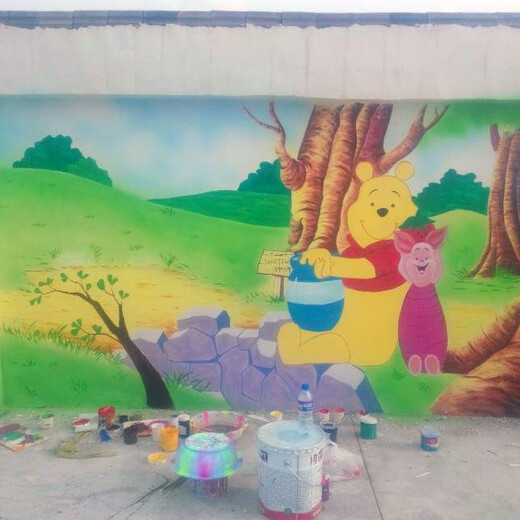 浙江台州路桥区设计农村彩绘墙画壁画涂鸦