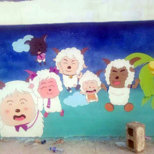 东阳市卡通动漫涂鸦幼儿园墙绘公司欢迎咨询
